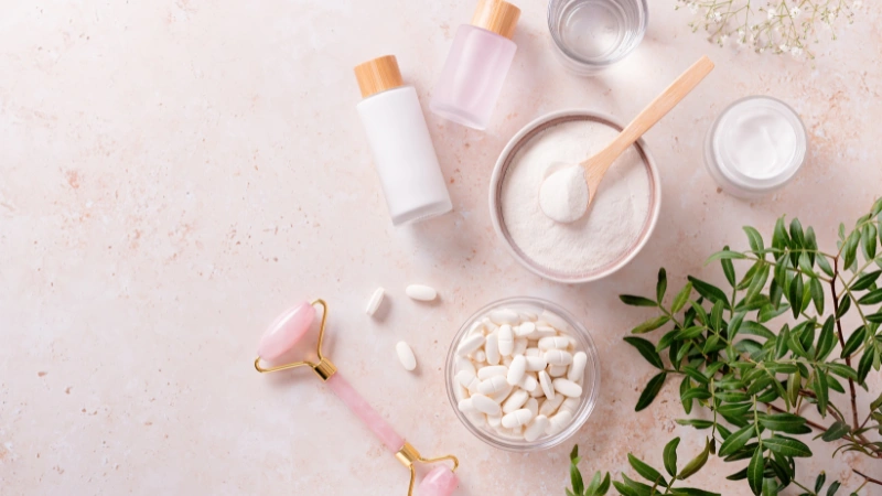 Woman with radiant skin following skincare secrets after 30